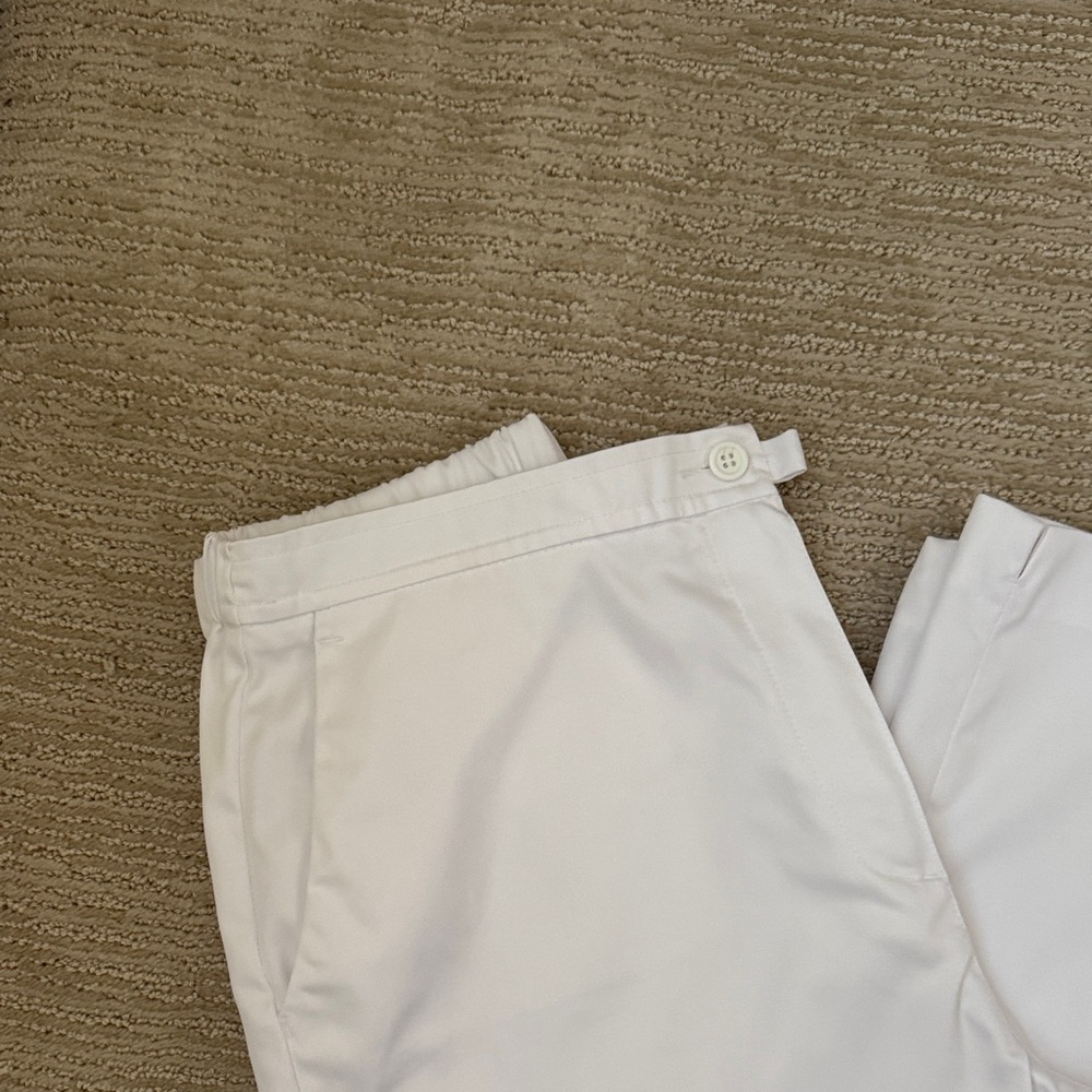 CB Collections White Wide Leg Pants, Size 12 short. - Picture 5 of 11